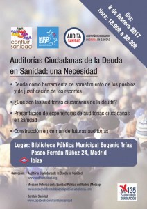 cartel taller auditoria ciudadana sanidad